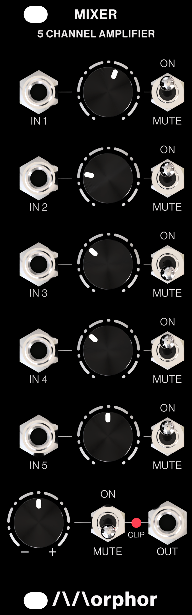 Mixer - 5 Channel Amplifier